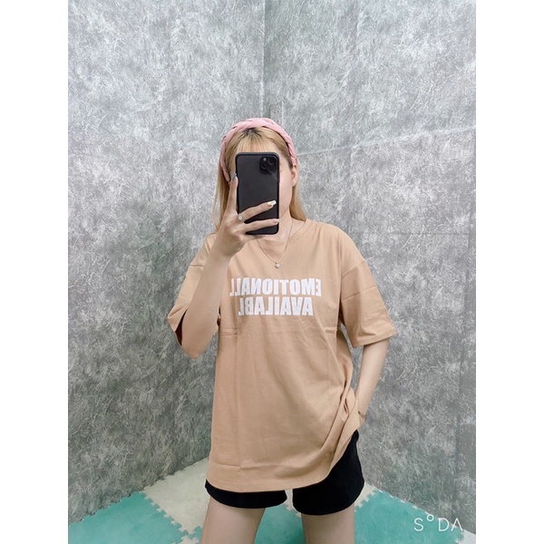 Áo thun 3158 chất cotton, tuyết nhung, mẫu chữ  AnGi Home