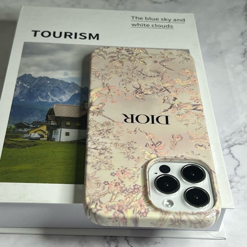 Dior_Ốp Điện Thoại IMD Mềm Mịn Họa Tiết Hoa Mẫu Mới Cho iPhone12 12 Pro max 11 11pro x / xs xr xs max 6 / 7 / 8