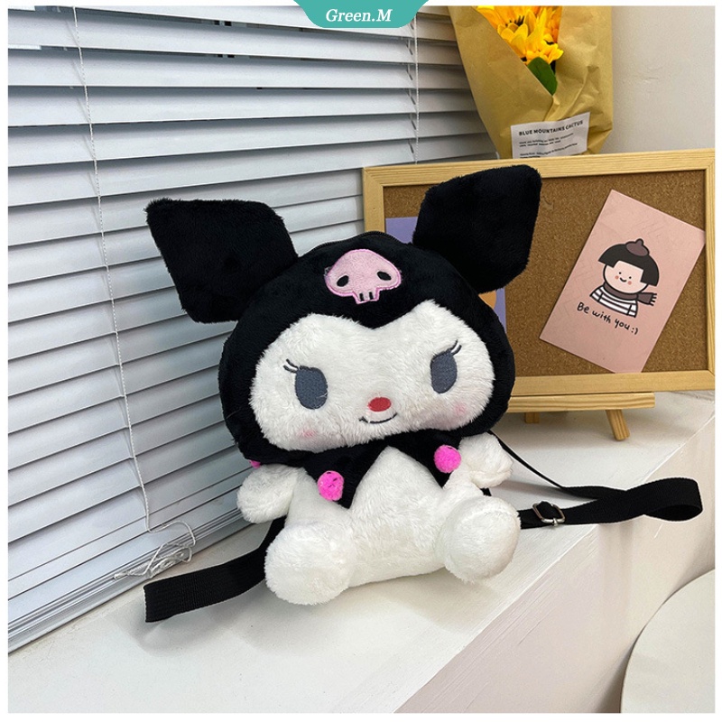 Mới Ba Lô Đeo Chéo Hình Búp Bê Nhồi Bông Kuromi Dễ Thương Làm Quà Tặng Sinh Nhật