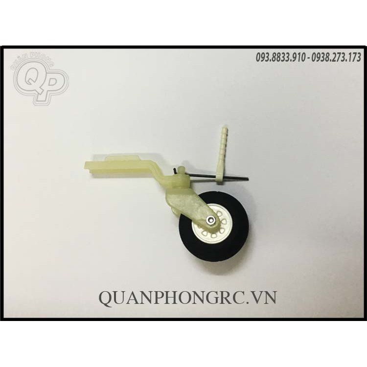 Lái bánh đuôi bánh xe 25mm -Mini tail landing gear wheel set with 25mm