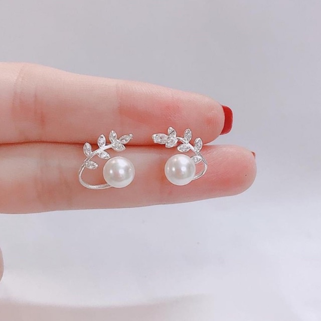 Bông tai trai bạc thiết kế, mẫu mới siêu yêu, cuốn hút mọi ánh nhìn  Mainomi Shop Bạc Xinh