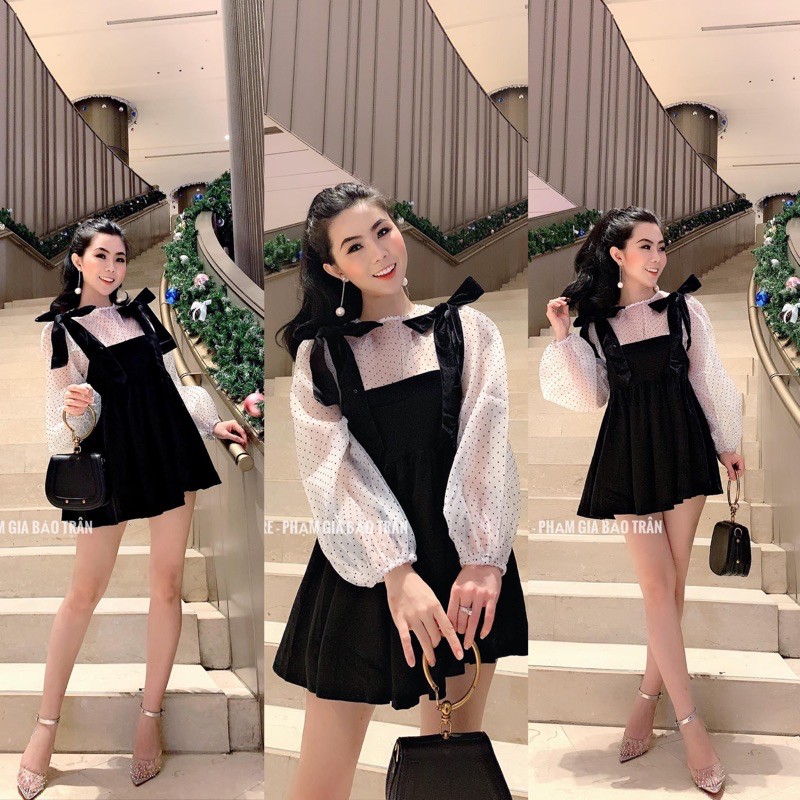 sét đầm nhung áo bi | BigBuy360 - bigbuy360.vn