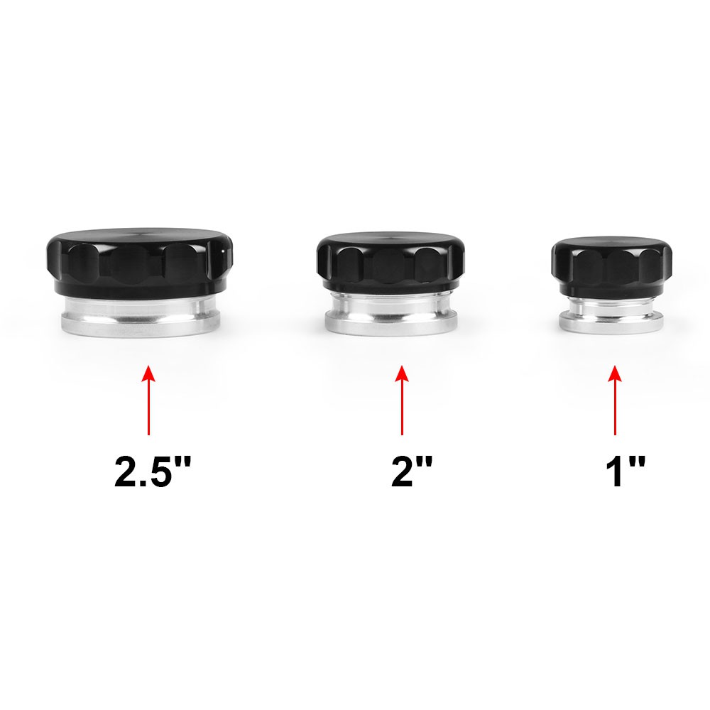 1 Cái 2.5 &quot;63.5mm / 2&quot; 50.8mm / 1 &quot;25.4mm Nhôm Trên Cổ Và Nắp Đậy Bình Nhiên Liệu