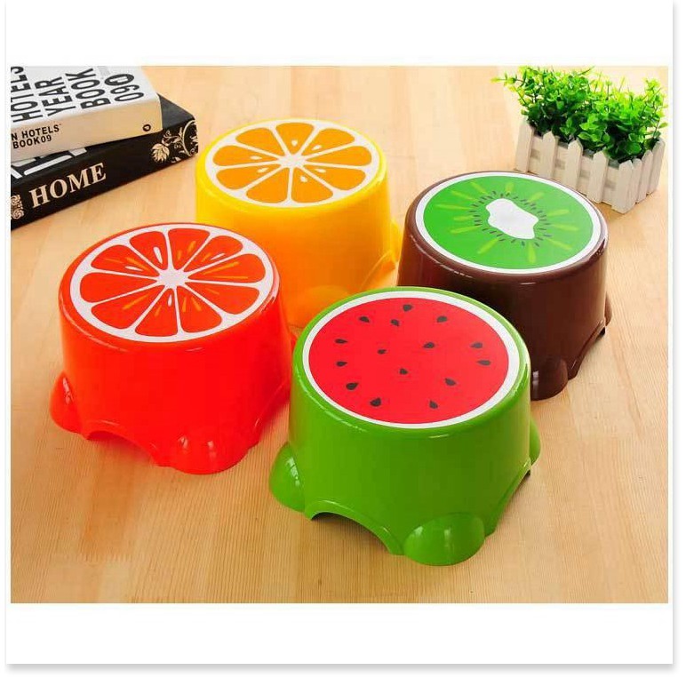 Ghế nhựa SALE ️ Ghế nhựa hình trái cây được thiết kế với nhiều màu sắc độc lạ, trang trí nhà sinh động 7040