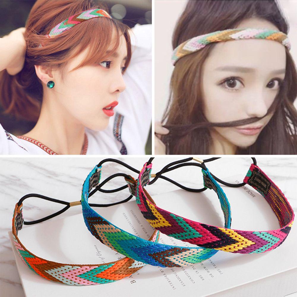 ZAIJIE24 Băng Đô Cài Tóc Chất Lượng Cao Phong Cách Bohemian Cổ Điển 24