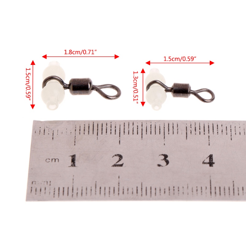 Set 10 đầu nối móc câu cá 3 chiều