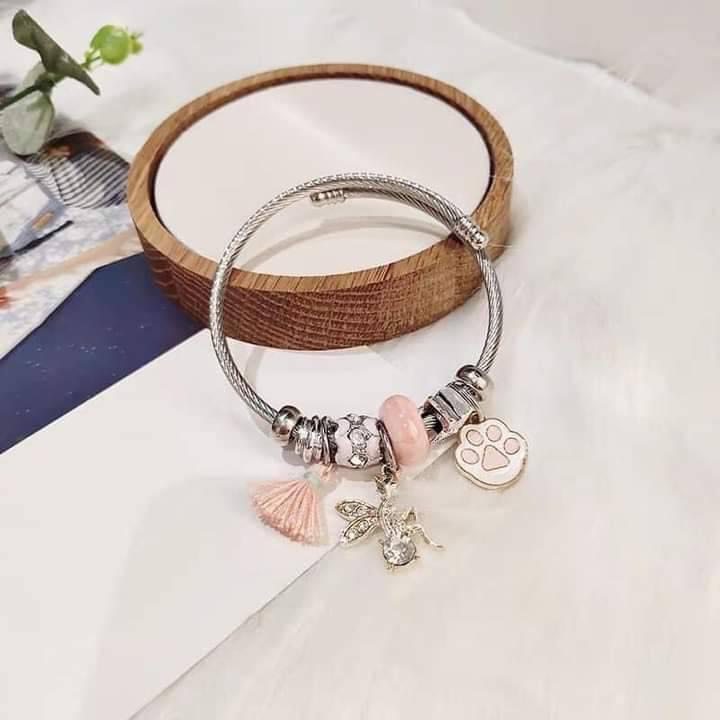 Vòng lắc tay Charm nữ  nhiều kiểu dáng màu sắc freesize đáng yêu cá tính - ZADOLA FASHION