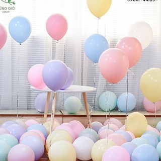 20 Quả Bóng Bay Màu Pastel Trang Trí Sinh Nhật
