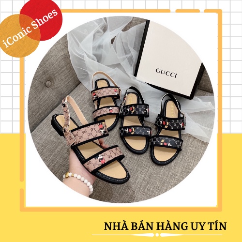 Sandal mickey học sinh quai ngang