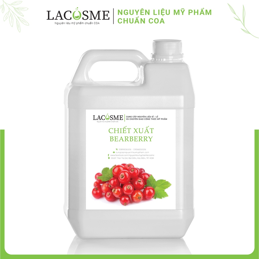 10ml - 50ml - 100ml Chiết xuất Dâu gấu (Bearberry)