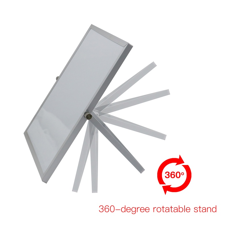 Bảng Trắng Từ Tính Hai Mặt 10 "X10" Để Bàn Kèm Giá Đỡ Cho Học Sinh / Văn Phòng