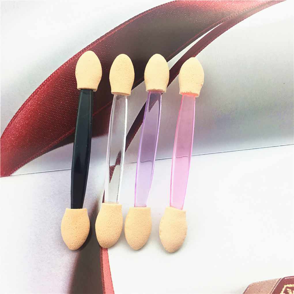 Set 100 cọ trang điểm mắt 2 đầu dùng 1 lần màu sắc gửi ngẫu nhiên