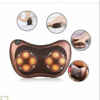 Gối matsa hồng ngoại 8 bi