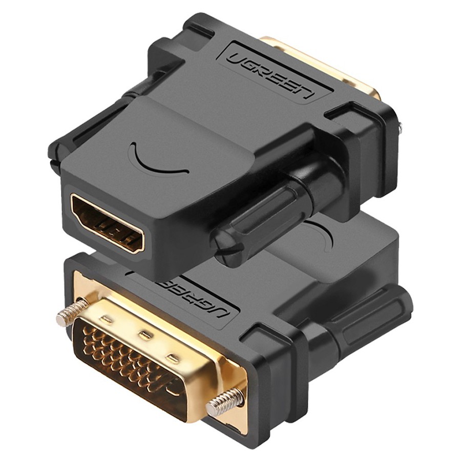 Đầu chuyển đổi DVI 24+1 to HDMI Ugreen 20124 cao cấp - Hapustore