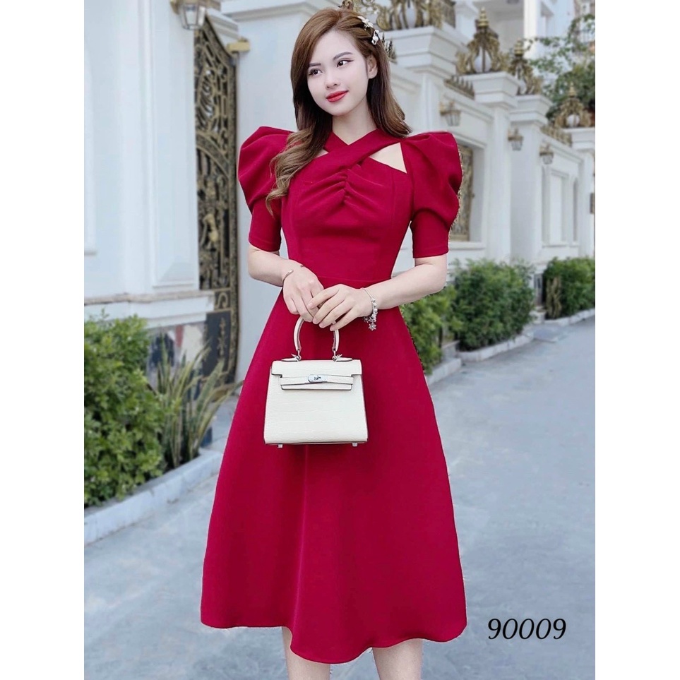(HCM) ĐẦM XÒE CỔ CÁCH ĐIỆU XINH XẮN NỔI BẬT CHO CÁC NÀNG ( VỀ ĐỦ SIZE TỚI XXL)