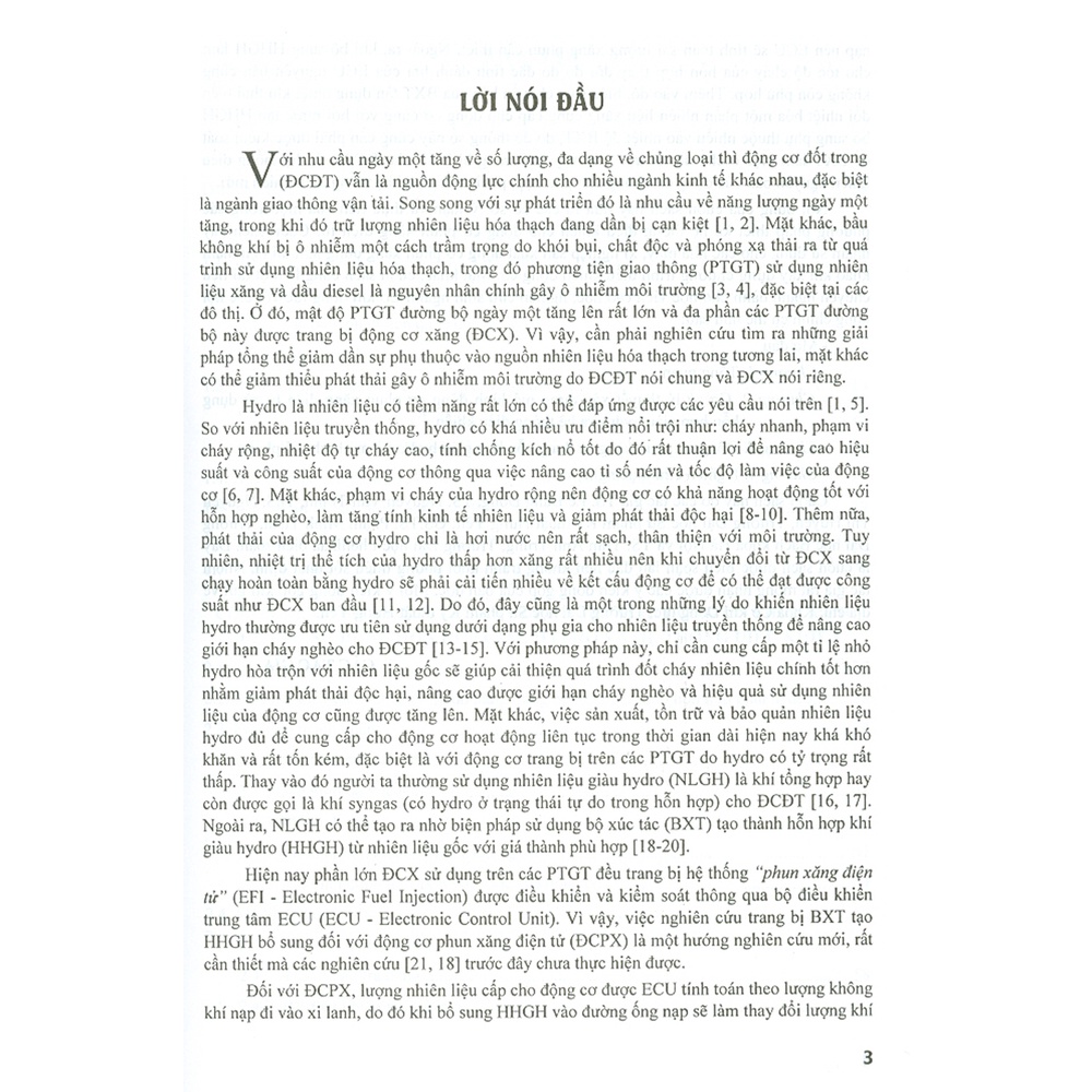 Sách - Nghiên Cứu Điều Khiển Động Cơ Phun Xăng Trang Bị Bộ Xúc Tác Tạo Hỗn Hợp Khí Giàu Hydro