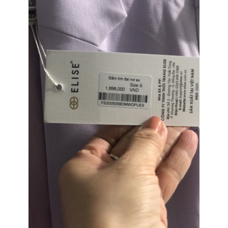 Đầm Elise S newtag