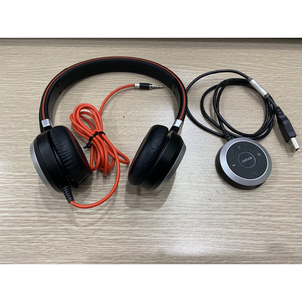 Jabra Evolve 40 UC Steteo - Tai nghe đàm thoại call center, học và làm việc trực tuyến