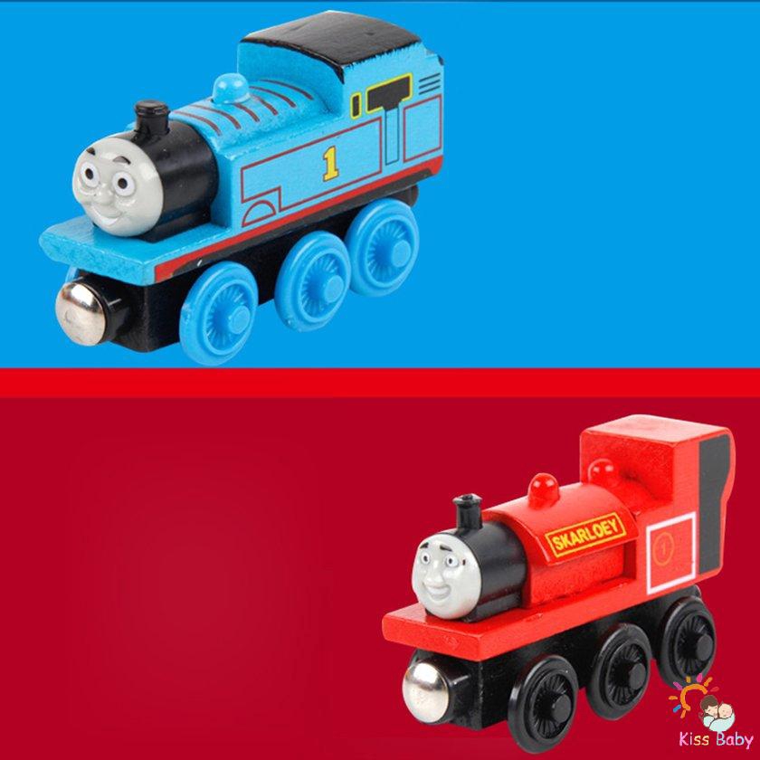 Bộ đồ chơi tàu lửa Thomas bằng gỗ có nam châm dành cho trẻ em