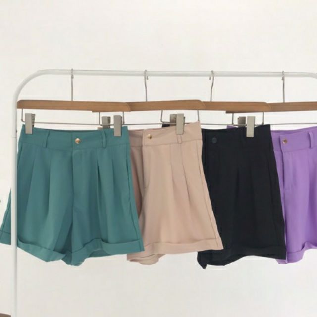 QUẦN SHORT TRƠN CẠP CAO SIÊU HÓT-GẬP GẤU -XMTH