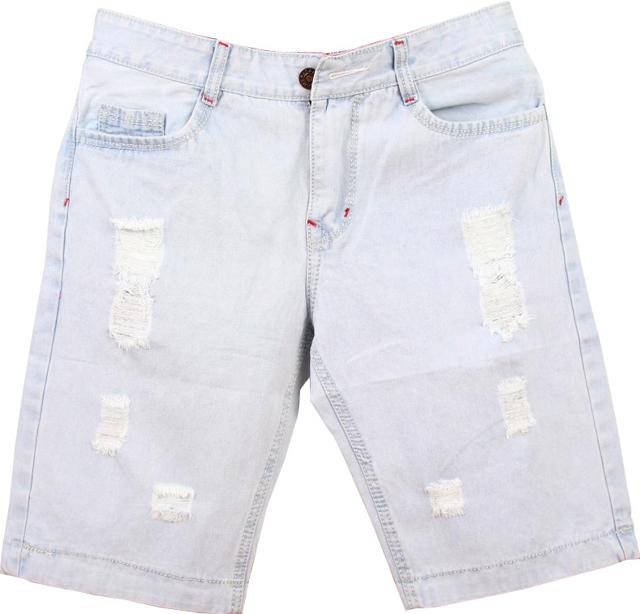 Quần short nam Q32 MĐ trắng xanh cào rách | BigBuy360 - bigbuy360.vn