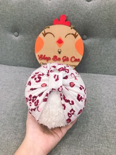 Mũ turban beo cho bé