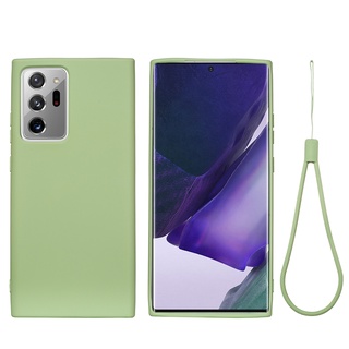 Dành Cho Samsung Galaxy Note20 Ultra 10 Plus Ốp Lưng ELVEV Silicon Mềm Đổ Xô Bên Trong Có Dây Đeo