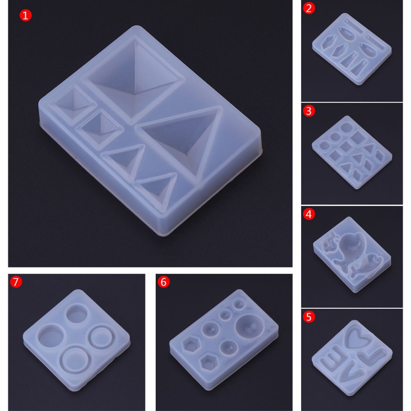 Khuôn Silicone Làm Bông Tai Epoxy DIY Cho Nữ
