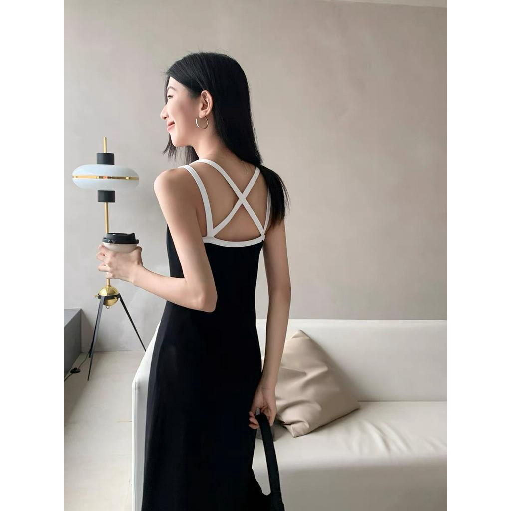 Váy dây dáng dài quốc dân tôn dáng chất vải cotton thoáng mát VAVASA V105