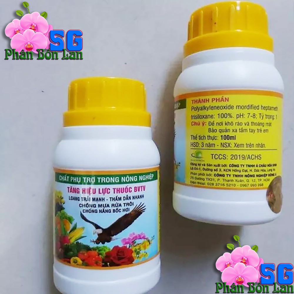 CHẤT LƯU DẪN ĐẠI BÀNG Chai 100ml - TĂNG HIỆU QUẢ THUỐC VÀ PHÂN BÓN, Tăng độ bám dính, thẩm thấu của phân thuốc