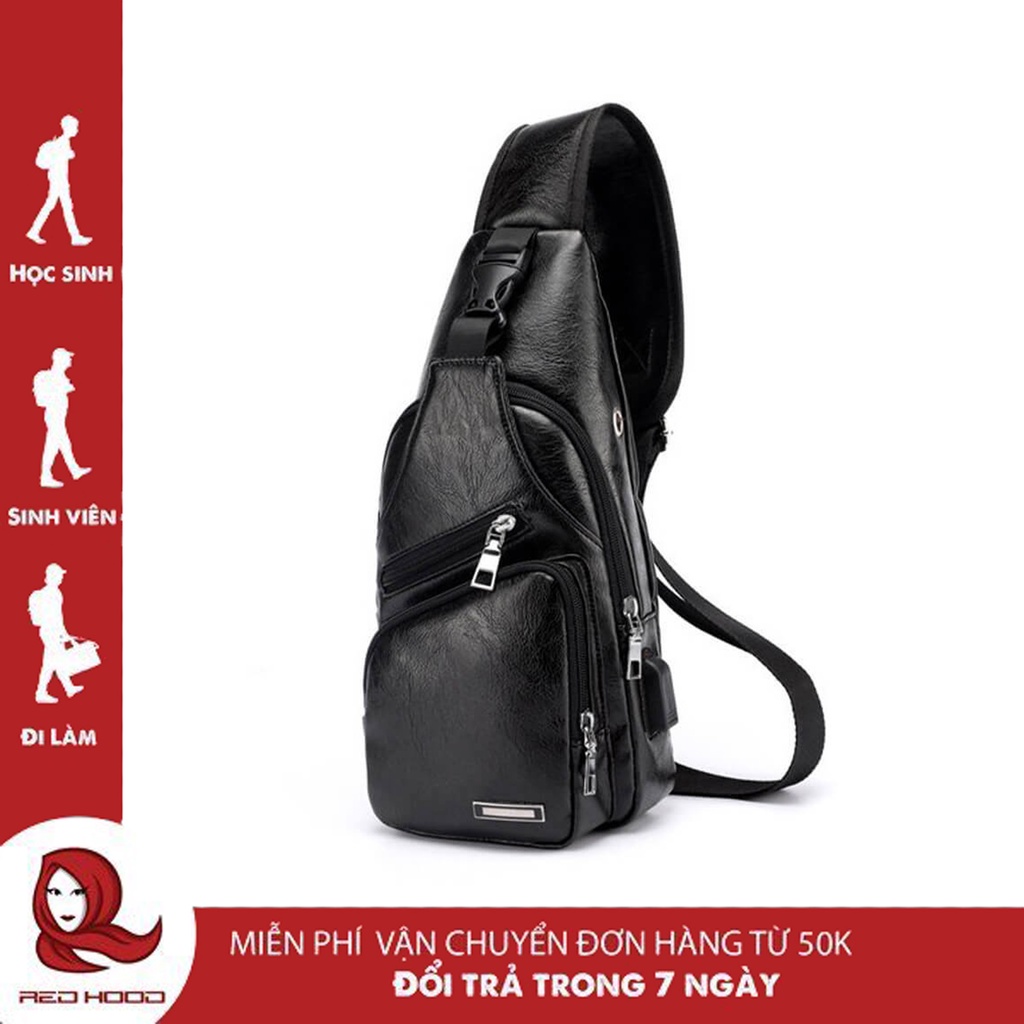 Balo Nam Thời Trang đi học REDHOOD, Du Lịch, Balo hình hộp cỡ lớn RD01