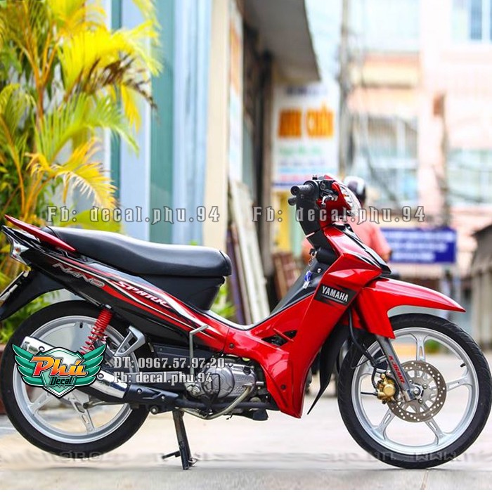 Tem rời Sirius Spark Nano đỏ đen (V)