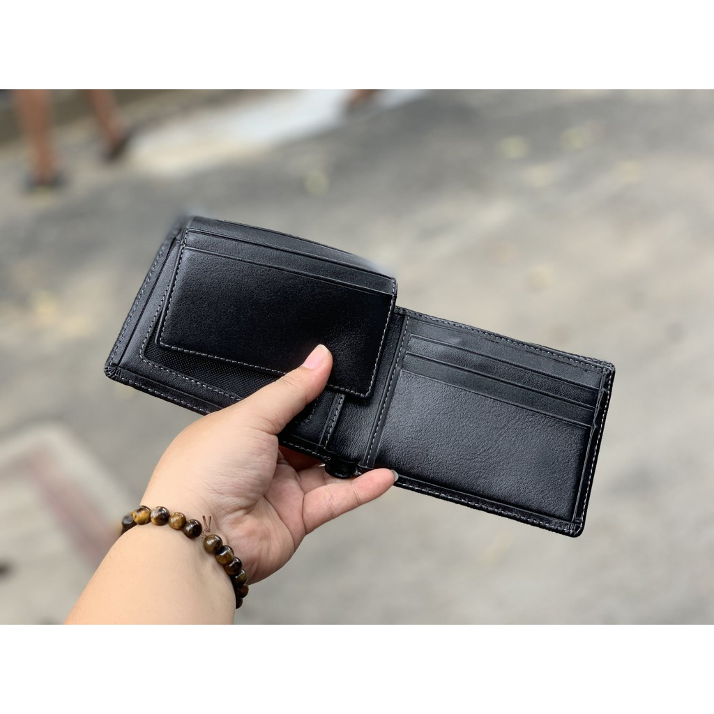 Ví Nam Đa Năng Da Bò 100% Thật 2 Màu Đen Nâu, Kích Thước 12x9,5cm, Giá Sỉ