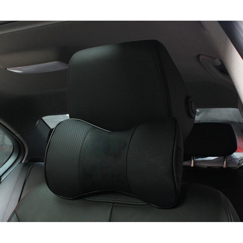 1 cái Da thoáng khí Xe tựa đầu Cung cấp Ghế an toàn Cổ Gối cho Nissan