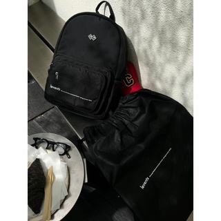 Ba lô Levents Double "E"/ Black Backpacks Chất Canvas Poly Unisex