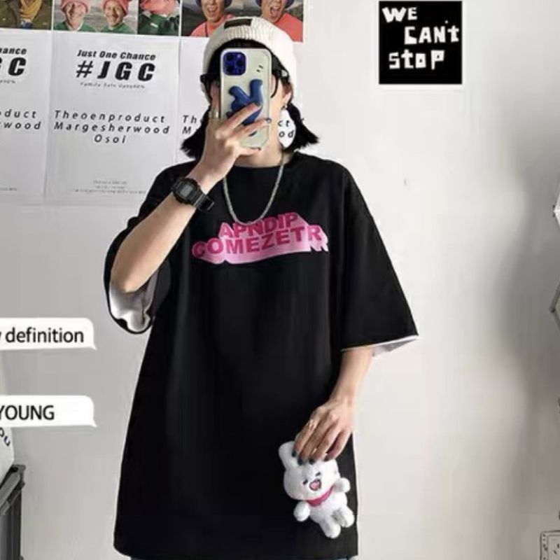 Áo thun ❤Có size % kèm ảnh thật ❤ tay lỡ APNDIP🥰🥰