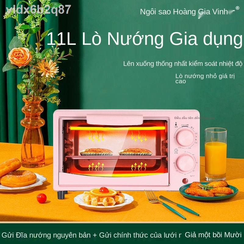 ✾✐✇Royalstar gia dụng nhỏ mini để bàn tự động hai tầng lò nướng điện nhỏ đa năng tự động làm bánh