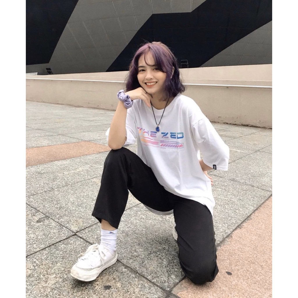 Áo Thun THE ZED Unisex Mèo Máy Vui Nhộn Hot Trend Vải Mềm Mịn