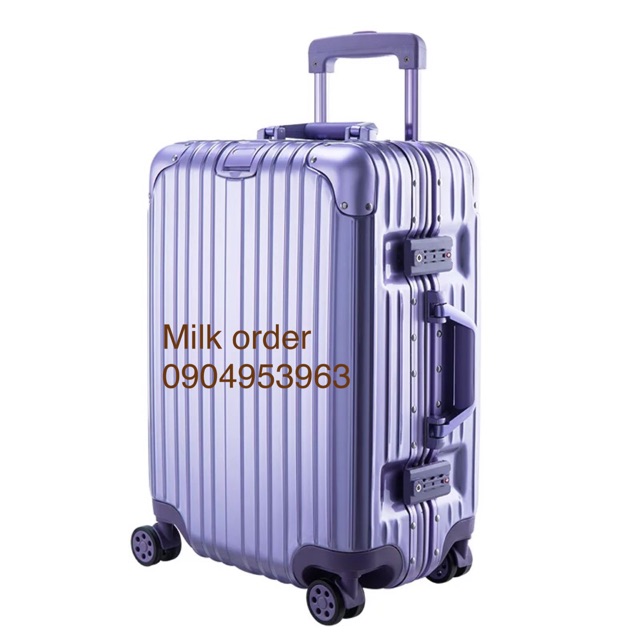 Vali khoá sập RMW size 24 vỏ trơn