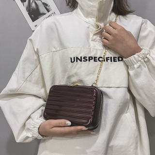 Túi đeo chéo vali cốp mini dây xích siêu hot-TXN83