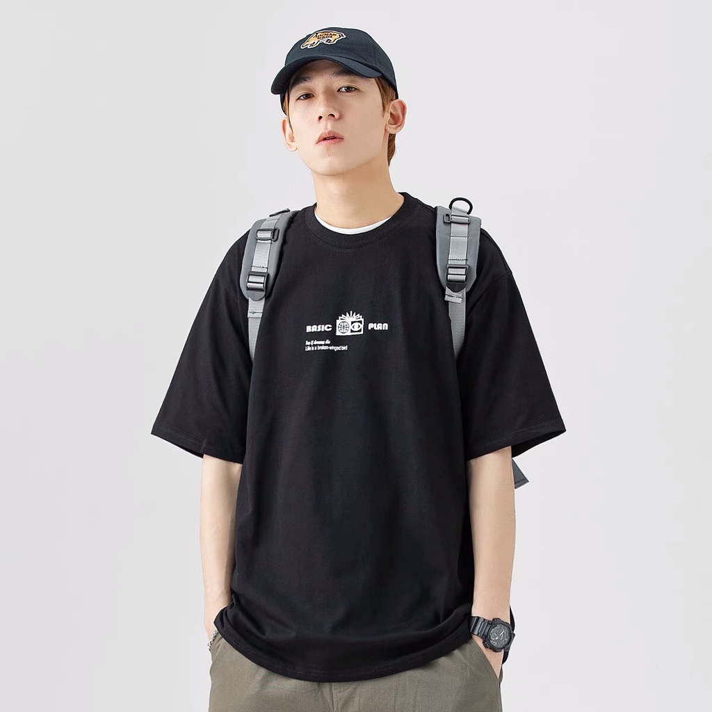 Áo thun tay lỡ form rộng - phông nam nữ cotton oversize - T shirt Basic plan - 2N Unisex | BigBuy360 - bigbuy360.vn