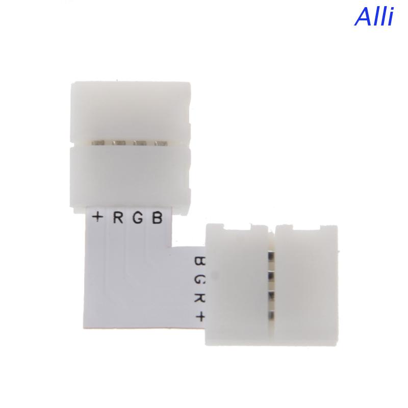 Đầu nối chữ L 4 Pin 10mm 5050 RGB LED