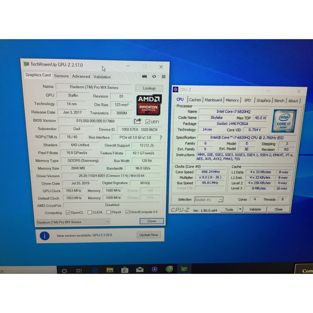 Dell Precision 7510 Cpu I7 6820HQ, Ram 8G, SSD 256G + HDD 500G , Vga AMD Radeon Pro WX 4130, Màn hình 15.6'' Full HD IPS | BigBuy360 - bigbuy360.vn