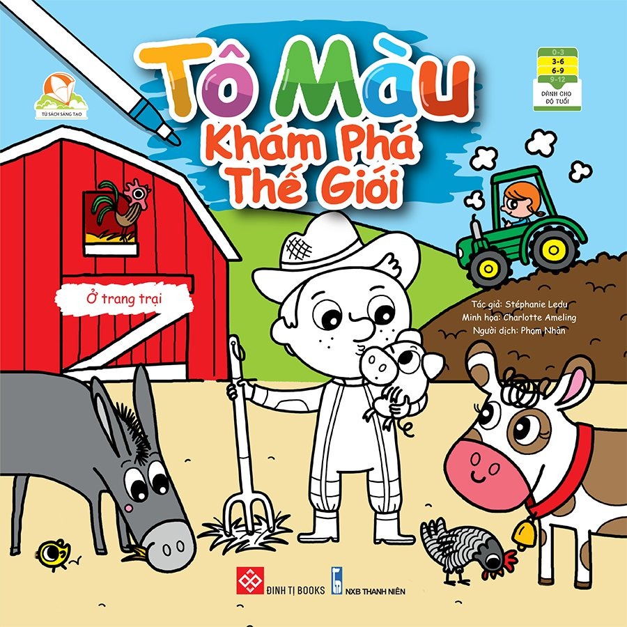 Sách-Tô màu khám phá thế giới(8T)