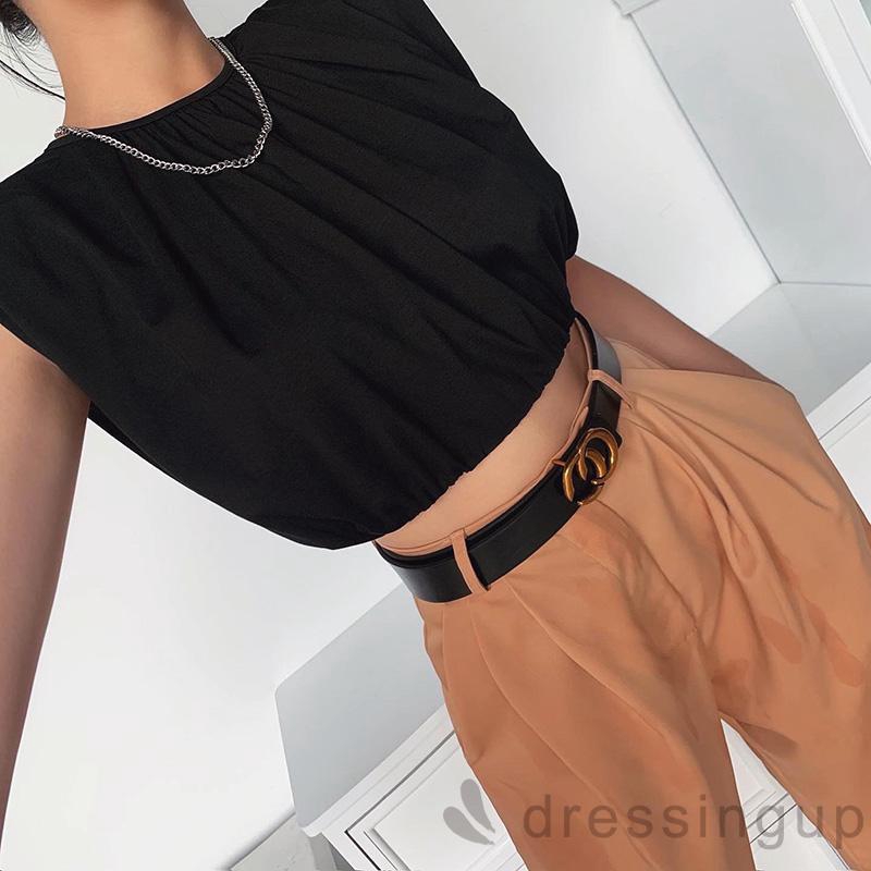 Áo Sát Nách Cổ Tròn Thiết Kế Cột Dây Nữ Tính | BigBuy360 - bigbuy360.vn