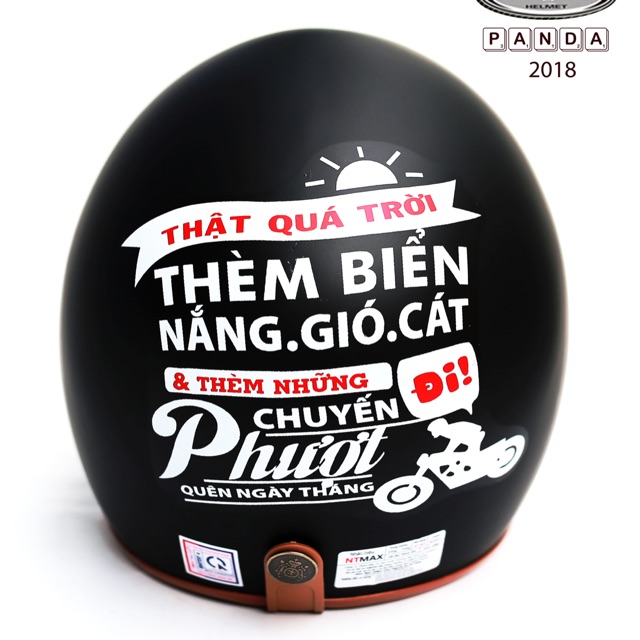 FREESHIP 99K TOÀN QUỐC_[FREE SHIP] MŨ PHƯỢT 3/4 CHÍNH HÃNG NTMAX