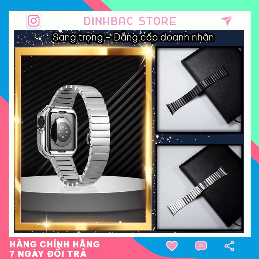 Dây đồng hồ Apple Watch hợp kim cao cấp- ĐÌnh Bắc Store series 6/5/4/3/2/1 38mm/ 40mm / 42mm/ 44mm