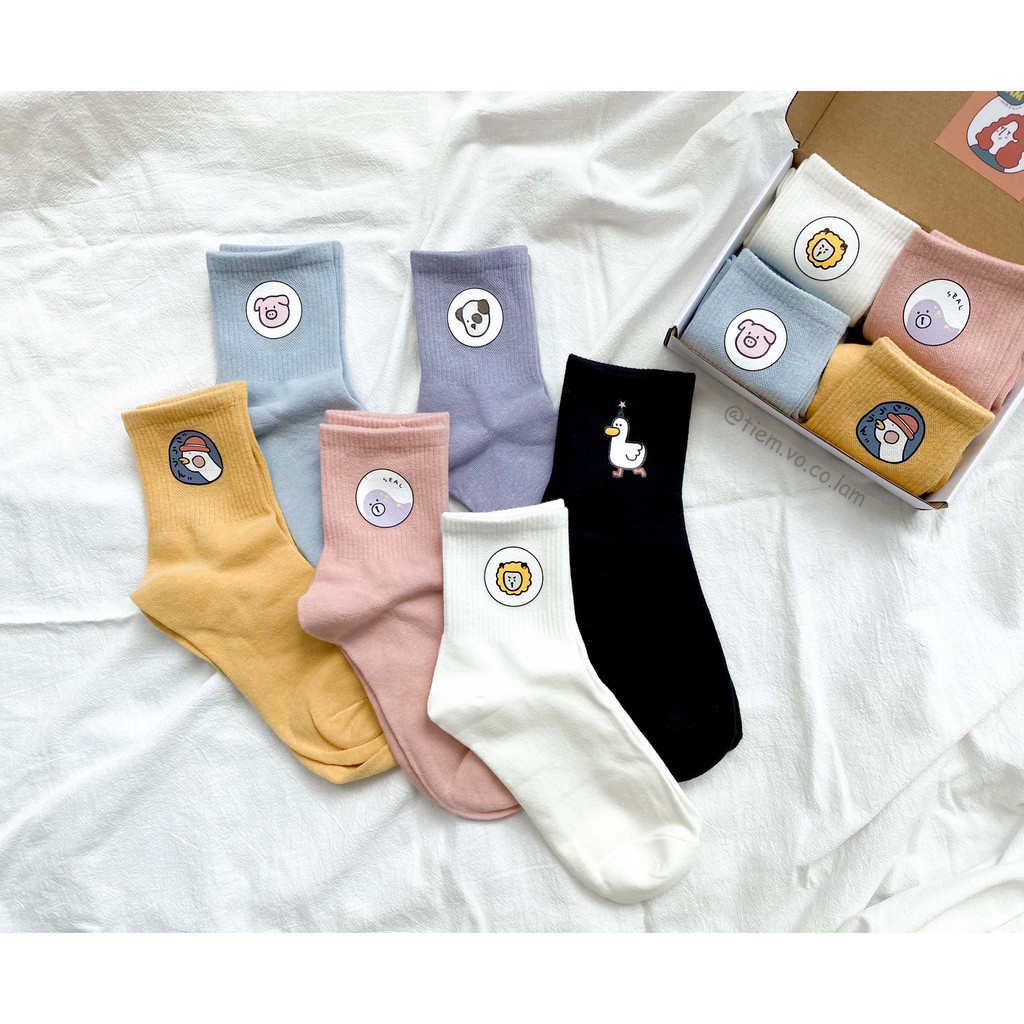 [Tiệm vớ cô Lam] Tất vớ cổ vừa siêu cute hình thú