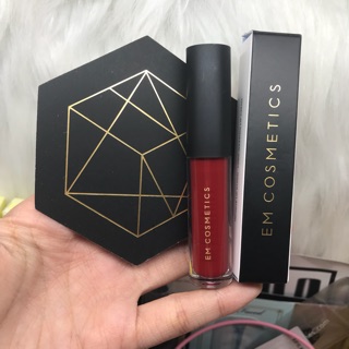 Son EM Cosmetics Lip Cloud màu Crimson Red mini 1.8gr