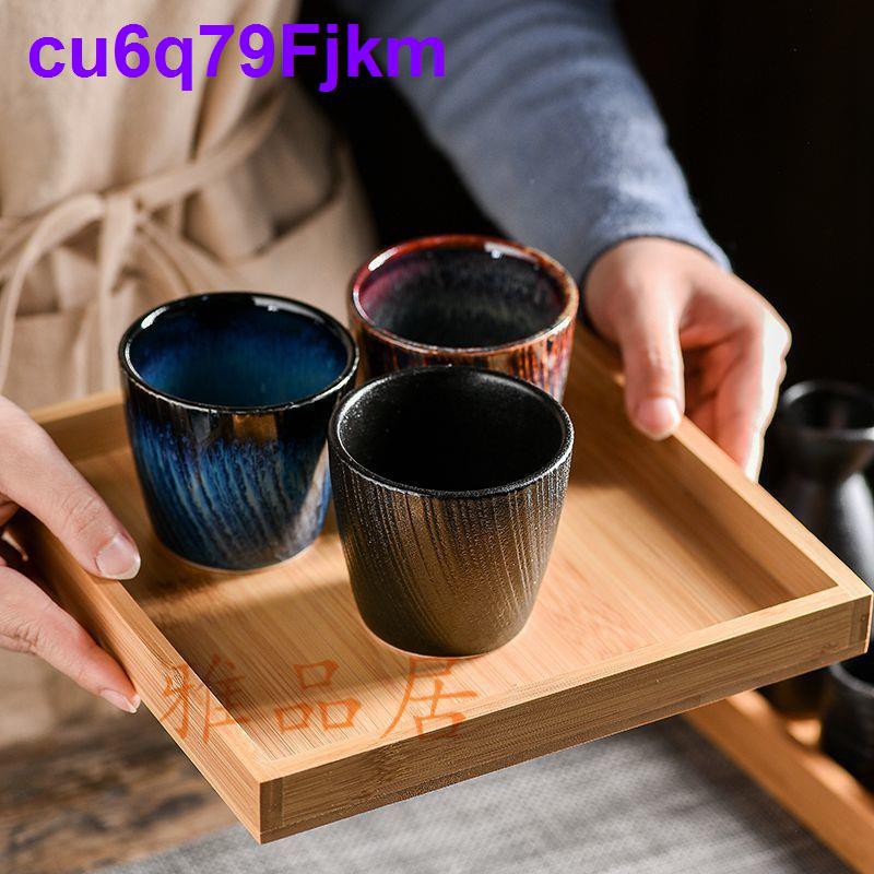 Nhà hàng kiểu Nhật cốc trắng đồ uống trà đặc biệt cổ điển ly nhỏ chén gốm sứ đơn bộ